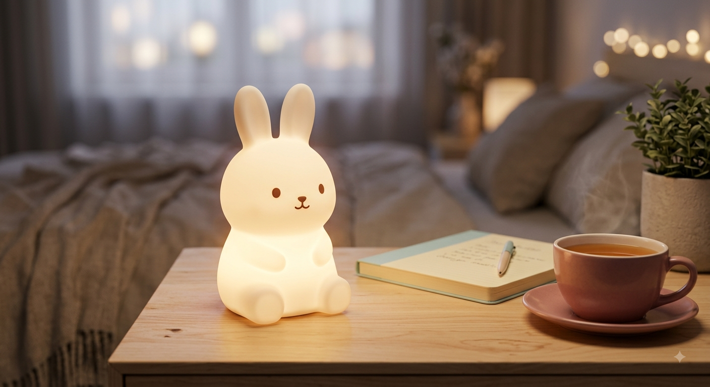 Silicone Bunny Night Lamp